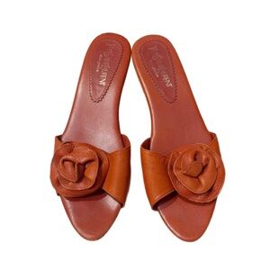 vintage yves st laurent rose red heels 37